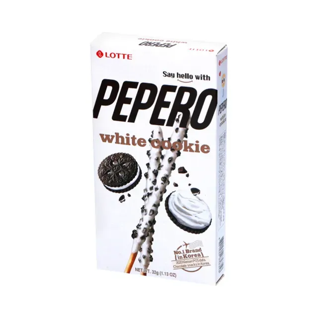 Küpsisepulgad küpsisetükkide ja valge šokolaadiga, PEPERO, 32 g