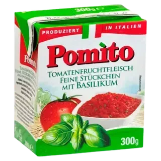 Pomito pomi purustatud tomat&basiilik 300g