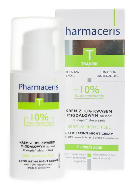 PHARMACERIS T SEBO-ALMOND PEEL ÖÖKREEM KOORIV 50ML
