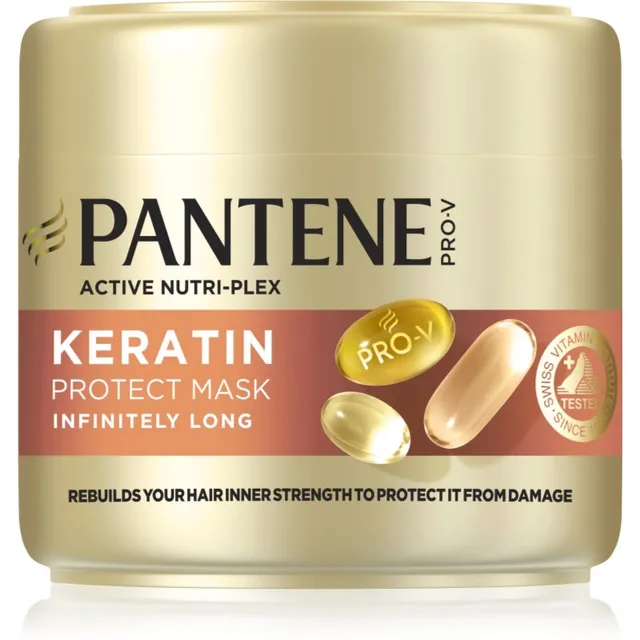 Pantene Pro-V Active Nutri Plex Infinitely Long Keratiinimask kuivadeleja kahjustatud juustele 300 ml
