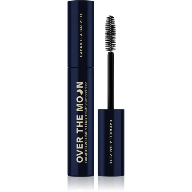 Gabriella Salvete Over The Moon Galactic Volume & Length Volüümi lisav ja tugevdav ripsmetušš teemanditolmuga varjund Black 9.5 ml