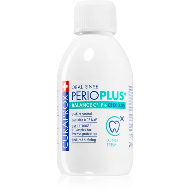 Curaprox Perio Plus+ Balance 0.05 CHX Suuloputusvesi 200 ml
