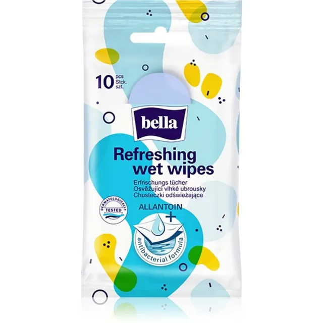 BELLA Refreshing wet wipes Värskendavad niisked salvrätikud 10 tk