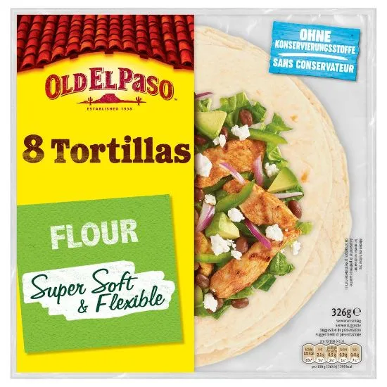 Old el Paso nisutortilla 326g
