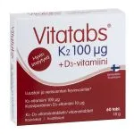 Vitatabs K2 + D3 tabletid N60
