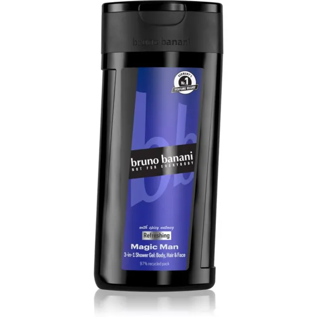 Bruno Banani Magic Man Värskendav dušigeel kolm-ühes meestele 250 ml