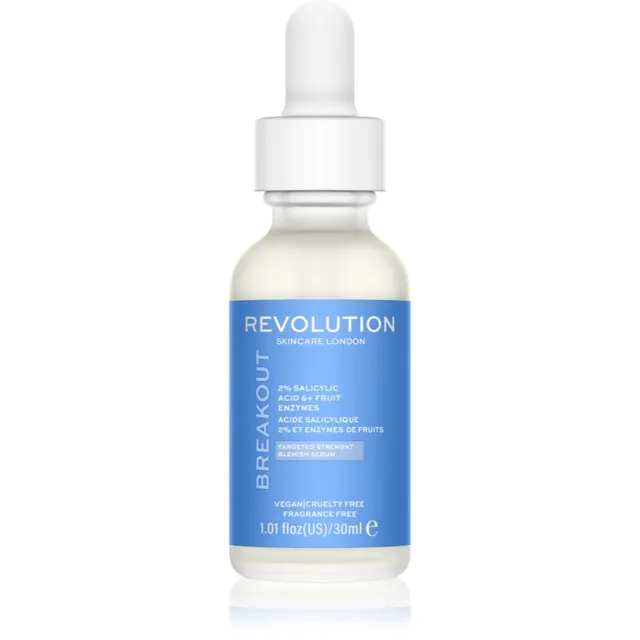 Revolution Skincare Super Salicylic 2% Salicylic Acid & Fruit Enzymes Taastav seerum rasusele ja probleemsele nahale 30 ml