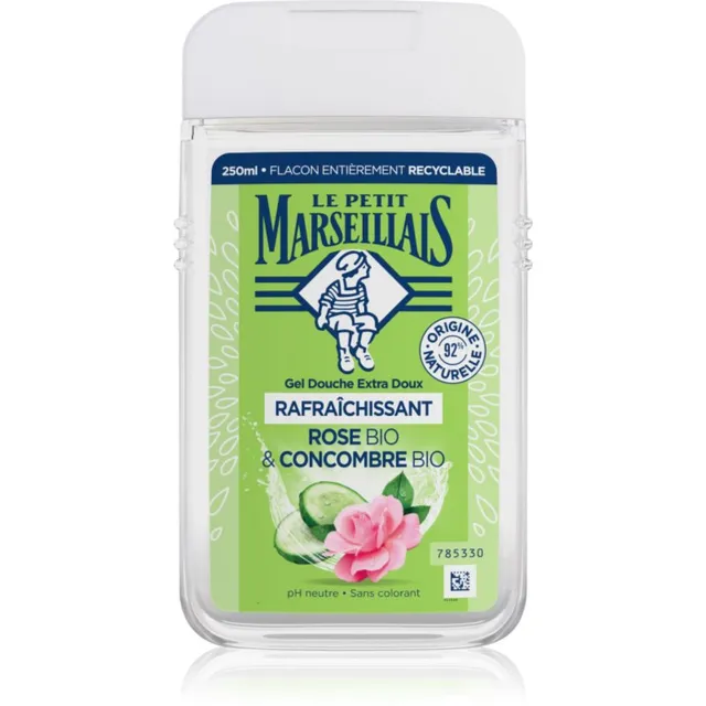 Le Petit Marseillais Rose BIO & Cucumber BIO Siidine dušigeel 250 ml