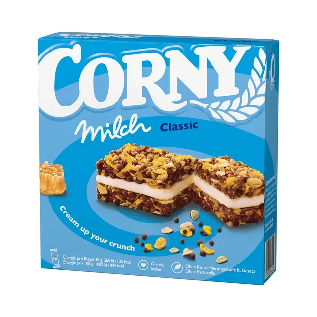 Müslibatoon 30% piimakreemi täidisega, CORNY, 120 g