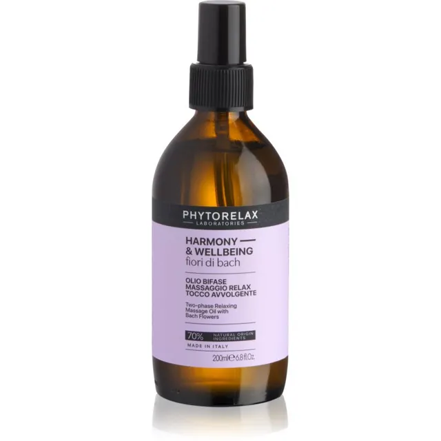 Phytorelax Laboratories Fiori di Bach Lõõgastav massaažiõli 200 ml