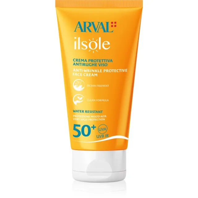 Arval IlSole Anti-wrinkle protective face cream SPF50+ Kaitsev kreem kortsudevastase toimega SPF 50+ 50 ml