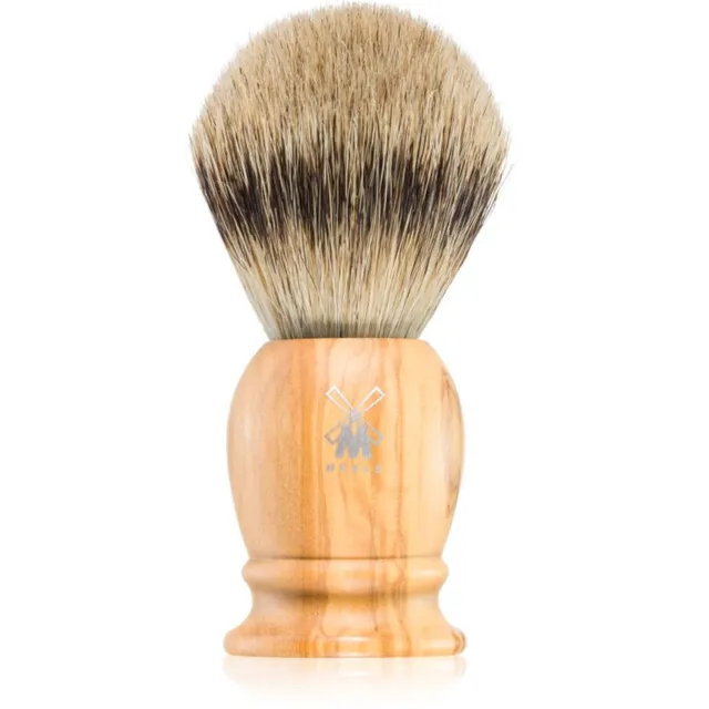 Mühle CLASSIC Silvertip Badger Olive Wood Mägrakarvadest habemeajamispintsel 1 tk