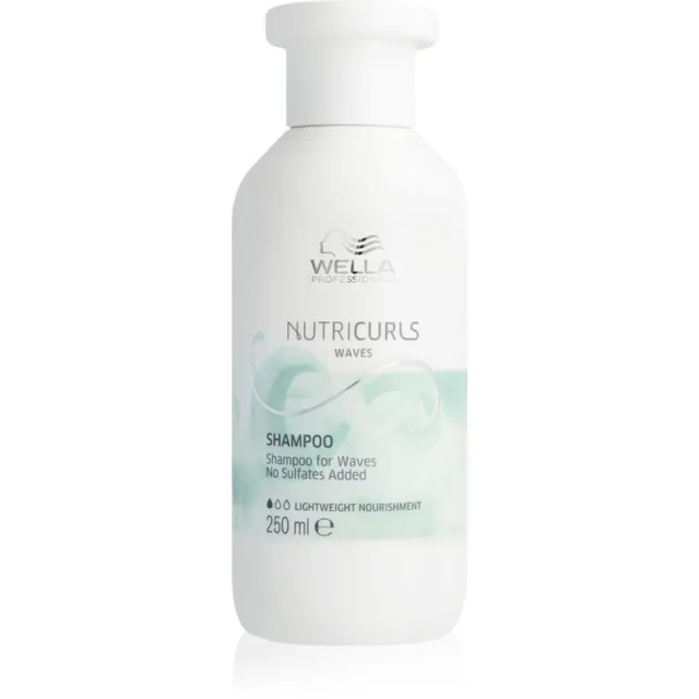 Wella Professionals Nutricurls Waves Kerge niisutav šampoon lainelistele juustele 250 ml