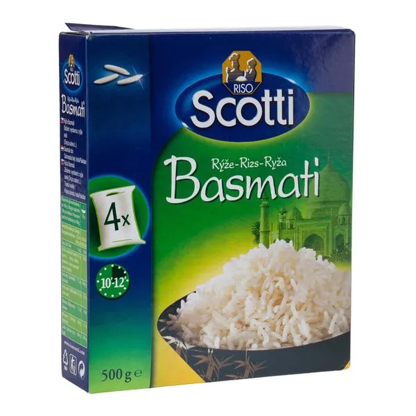 Eksootiline Basmati riis 4x125g