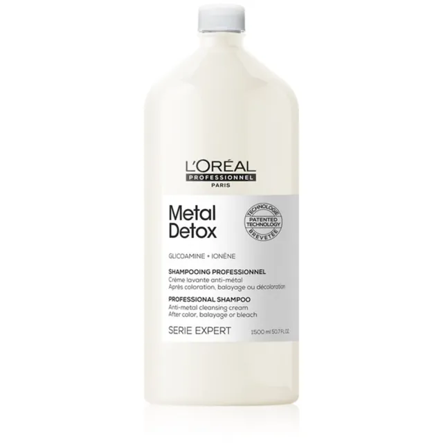 L’Oréal Professionnel Serie Expert Metal Detox Sügavpuhastav šampoon kahjustatud ja värvitud juustele 1500 ml