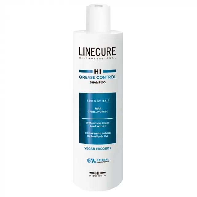 Linecure Grease-Control viinamarjaseemne ekstraktiga šampoon rasustele juustele 300 ml