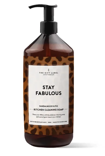 The Gift Label Kitchen Cleaning Soap NOS