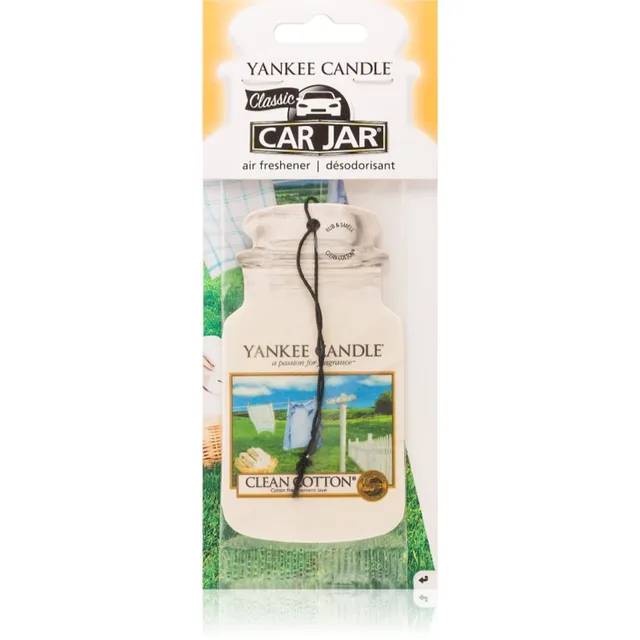 Yankee Candle Clean Cotton rippuv autovärskendaja 1 tk