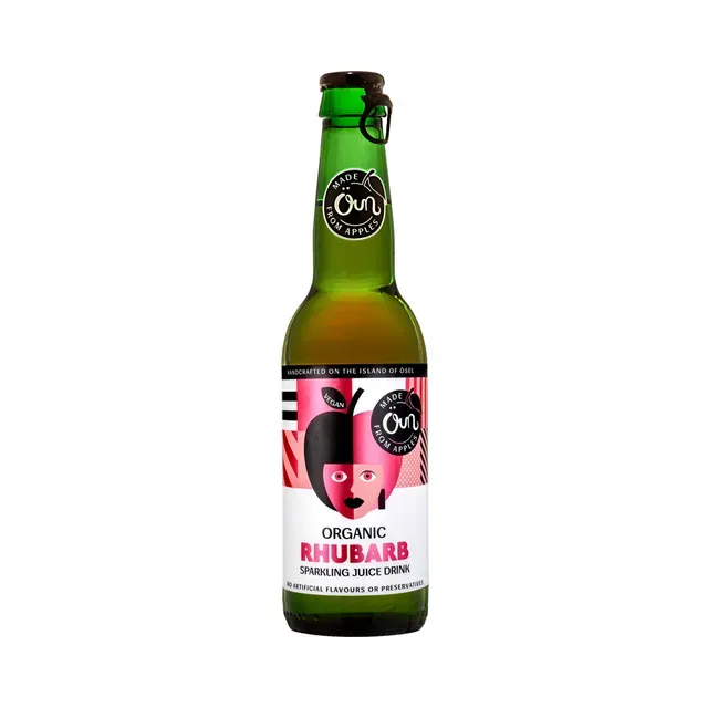 Rabarberilimonaad mahe, ÖUN, 330 ml