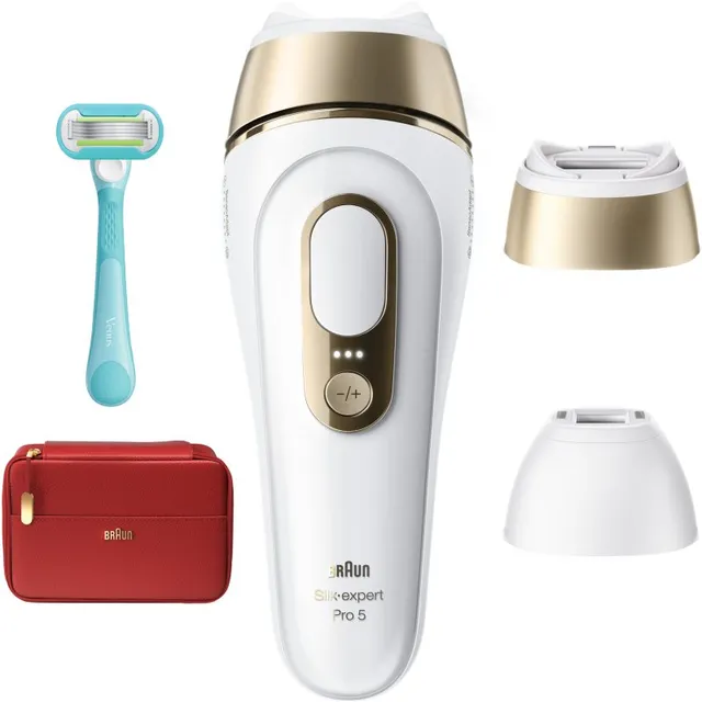 Braun IPL Silk·expert Pro 5 PL5221 nutikas IPL-seade karvade eemaldamiseks keha, näo, bikiinipiirkonna ja kaenlaaluste jaoks 1 tk