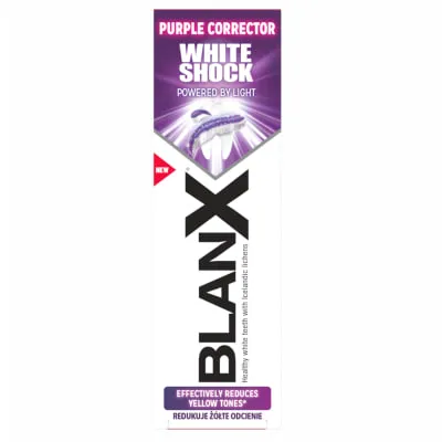 Hambapasta Blanx White Shock Purple Cor. 75ml