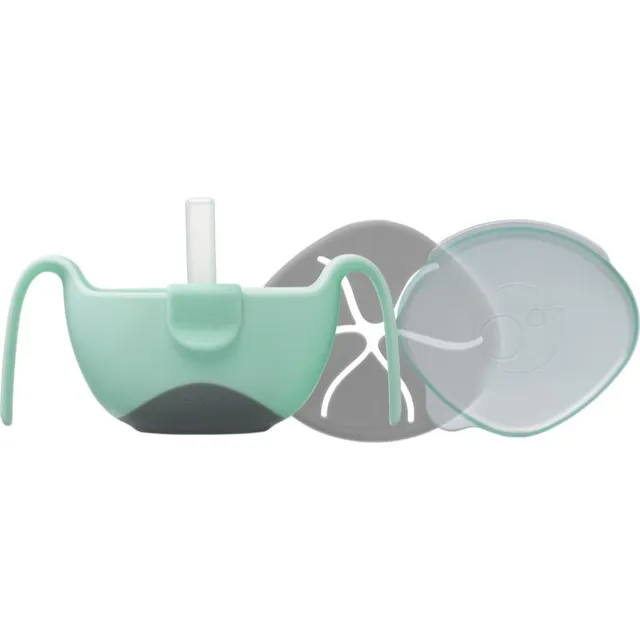 b.box 3 in 1 Bowl & Straw kauss kõrrega Pisctachio 250 ml