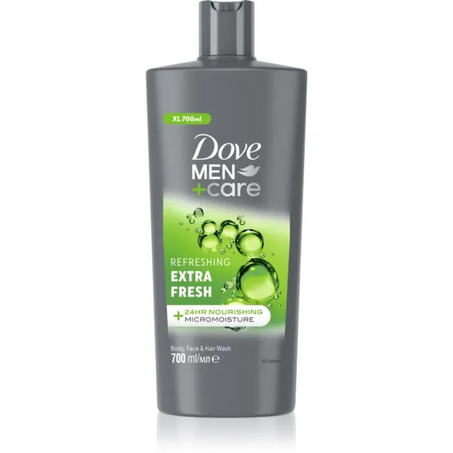 Dove Men+Care Extra Fresh Dušigeel kehale ja näole 700 ml