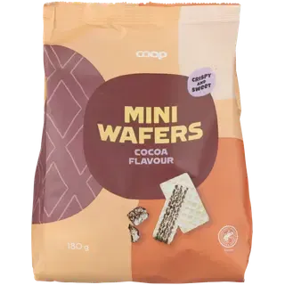 Coop mini vahvlid kakao 180g