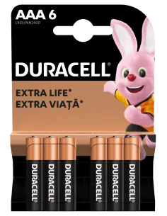 Duracell patarei AAA/MN2400 6 tk