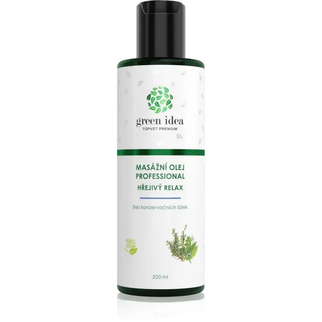 Green Idea Massage oil warm relaxation Massaažiõli 200 ml