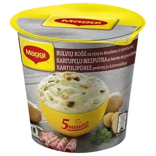 Kartulipuder peekoni ja saiakuubikutega, MAGGI, 53 g