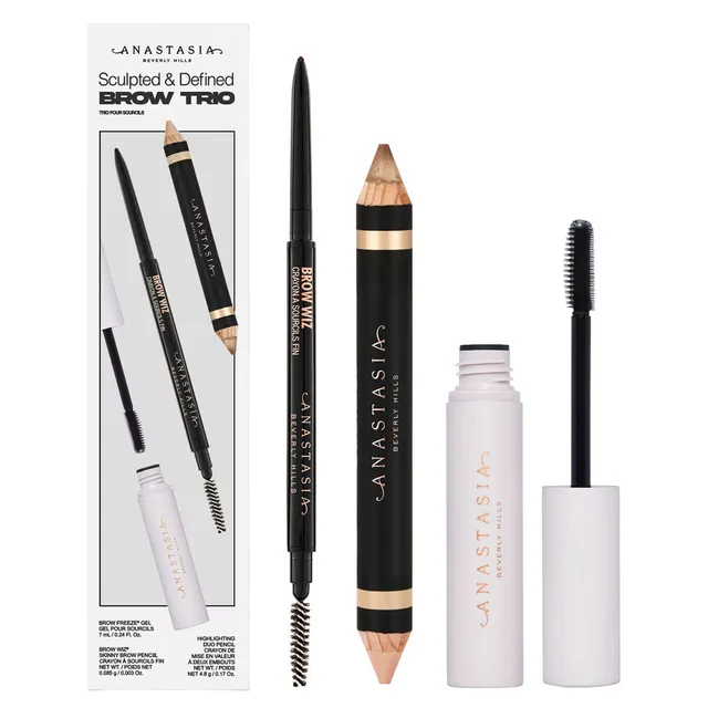 ANASTASIA BEVERLY HILL Sculpted & Defined Brow Trio Medium Brown Gift Set