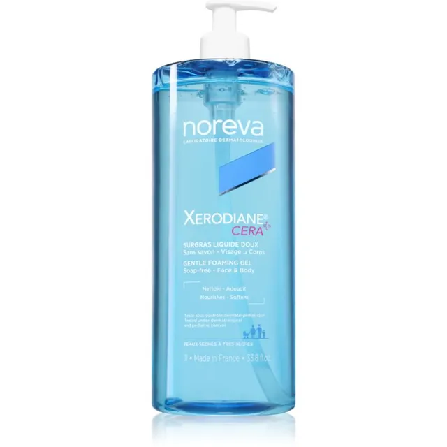 Noreva Xerodiane® Cera Gentle Foaming gel Õrn puhastusgeel kuivale ja tundlikule nahale 1000 ml