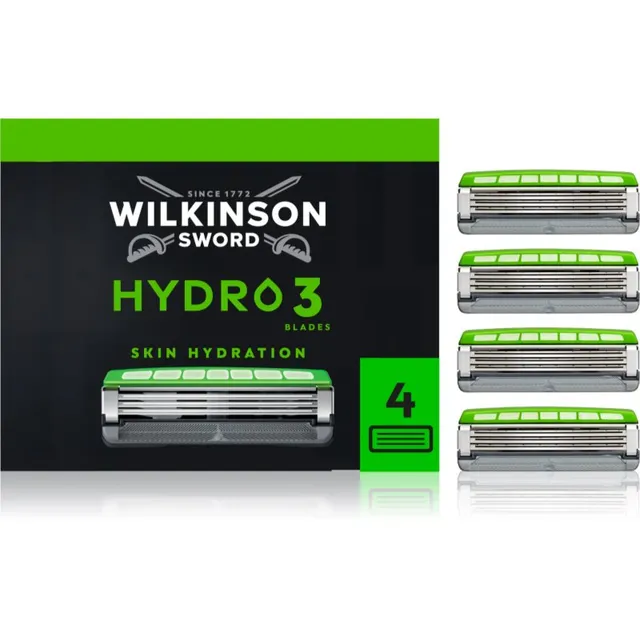 Wilkinson Sword Hydro3 Varuharjapead 4 tk