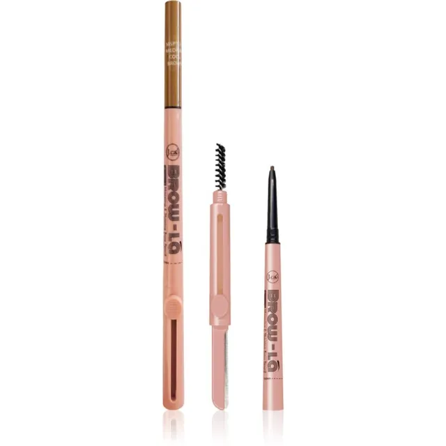 J.Cat Beauty Brow-LA Kulmupliiats koos harjaga varjund 103 Medium Cool Brown 0.08 g