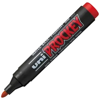 Uni prockey marker pm-122, veekindel, ümar ots 1,5-2 mm, punane
