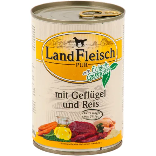 Land Fleisch kodulinnulihaga koerakonserv 800g
