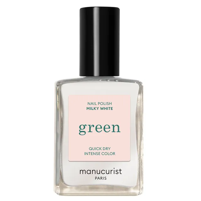 MANUCURIST Green Nail Polish Milky White 15ml