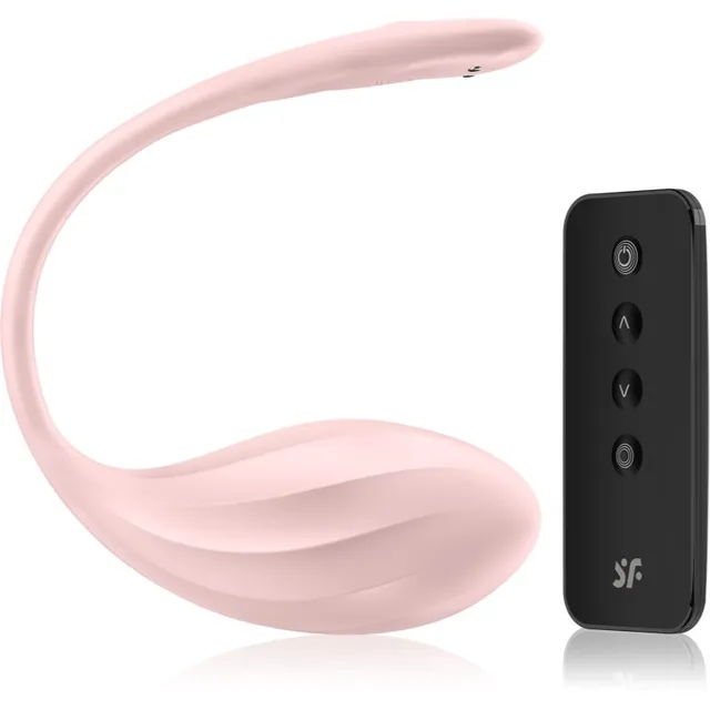 Satisfyer Ribbed Petal Connect App Vibreeriv Muna Pink 23 cm