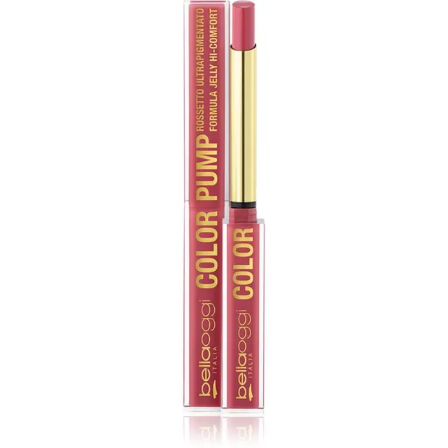 bellaoggi Color Pump Lipstick Suure pigmendisisaldusega kreemjas huulepulk varjund Cherry Cola 7 g