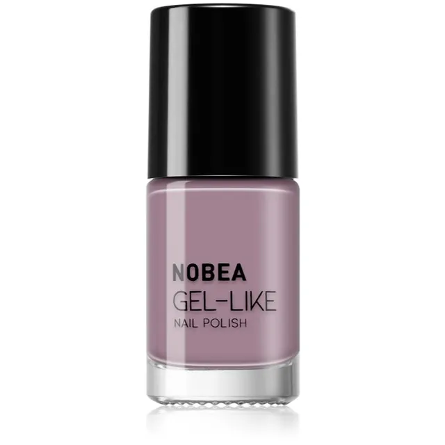NOBEA Day-to-Day Gel-like Nail Polish Geeliefektiga küünelakk varjund Thistle purple #N54 6 ml