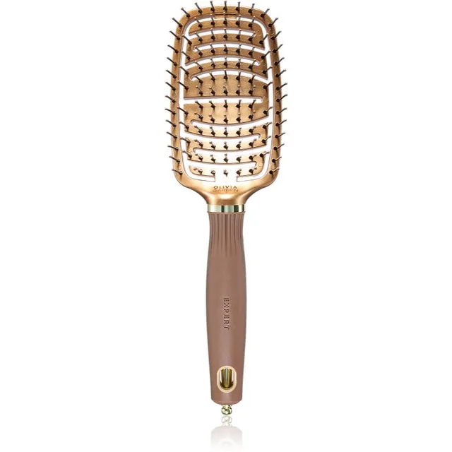 Olivia Garden Expert Flex Lame hari nailonkiududega Gold&Brown 1 tk