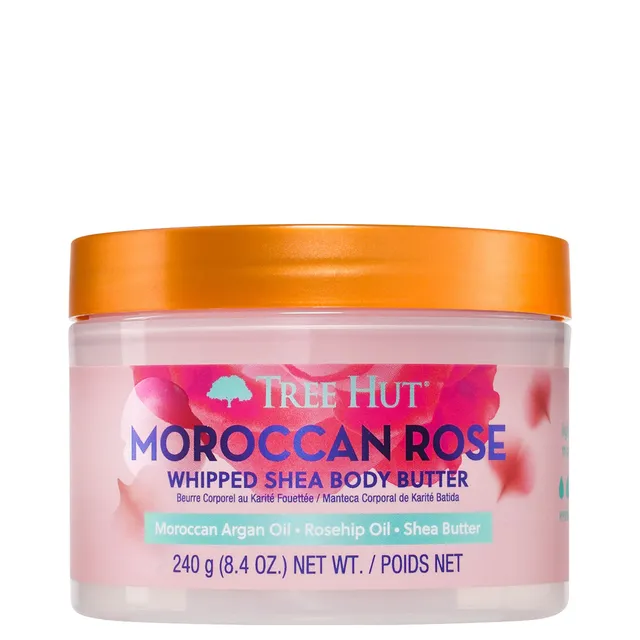 TREE HUT Moroccan Rose Whipped Shea Body Butter 240g