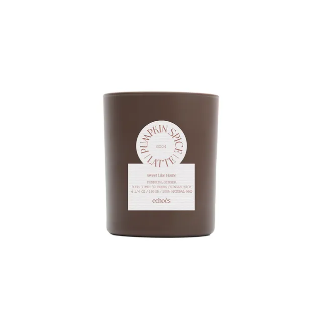 Echoés Single Wick Natural Candle