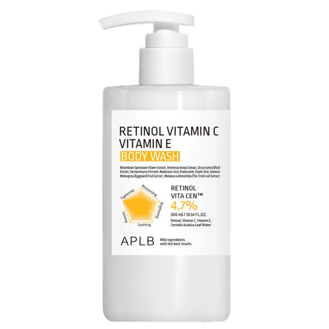 APLB Retinol Vitamin C & E Body Wash 300ml