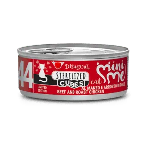 Disugual Cubes veise ja kanaga steriliseeritud kassikonserv 85g