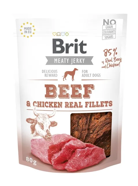 Brit Care Real Fillets koera maius, veis, 80 g
