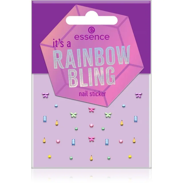 essence it's a RAINBOW BLING Küünte kleebised 27 tk