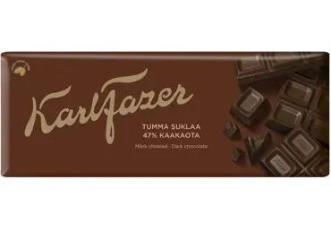 Tume šokolaad, KARL FAZER, 180 g