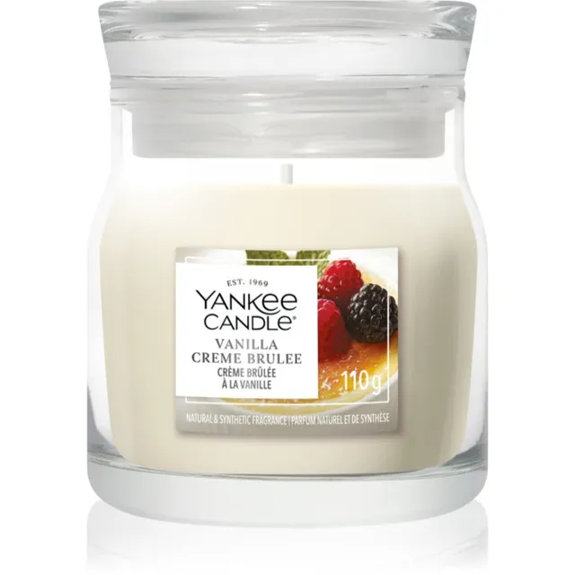 Yankee Candle Vanilla Crème Brûlée lõhnaküünal Signature 110 g